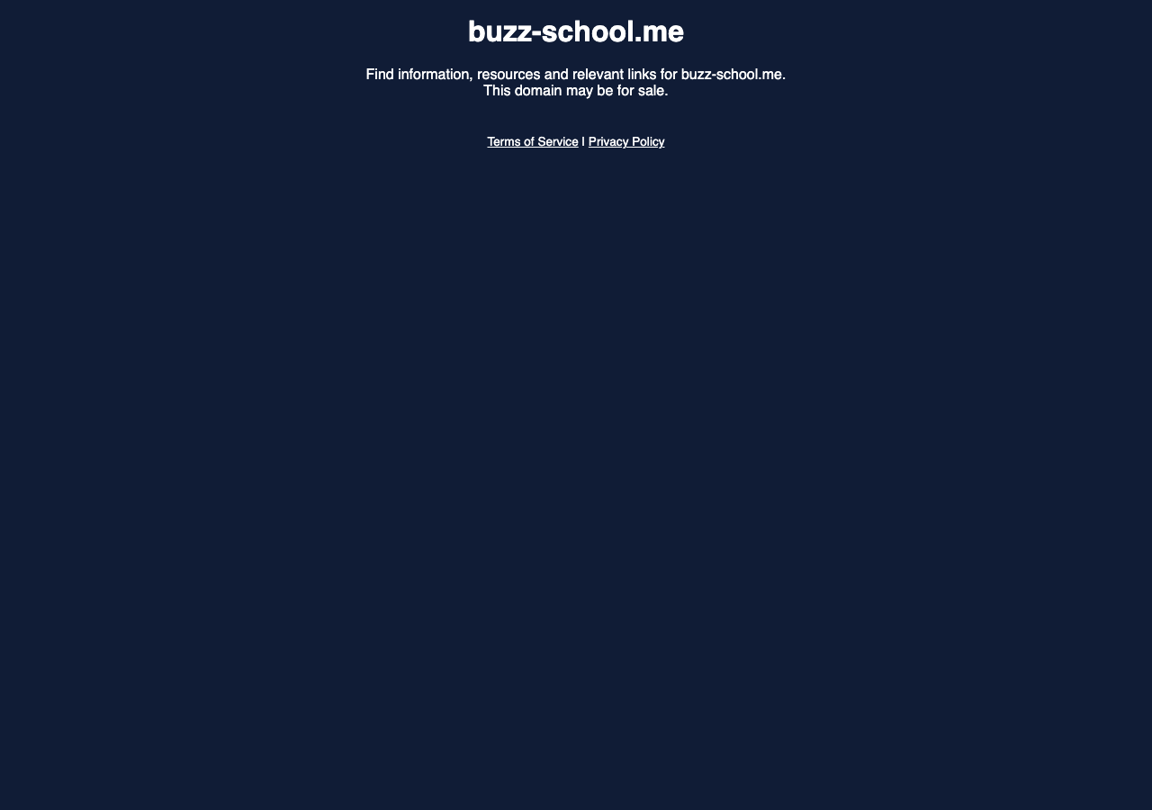 公式サイトのリダイレクト先であるbuzz-school.meのドメイン販売ページ